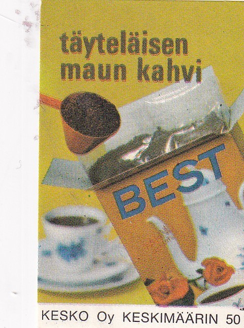 BEST. Täyteläisen maun kahvi , Kesko    .b476