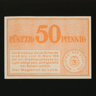 Saksa Notgeld 50 Pfennig, Lyck 31.3.1918 Serie 1 - pikkukuva 2