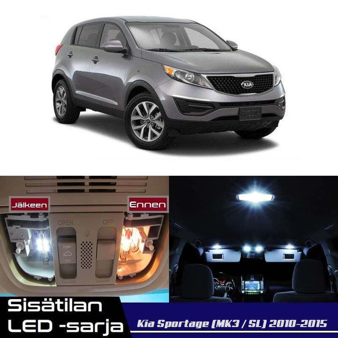 Kia Sportage (SL) Sisätilan LED-sarja 9-osainen