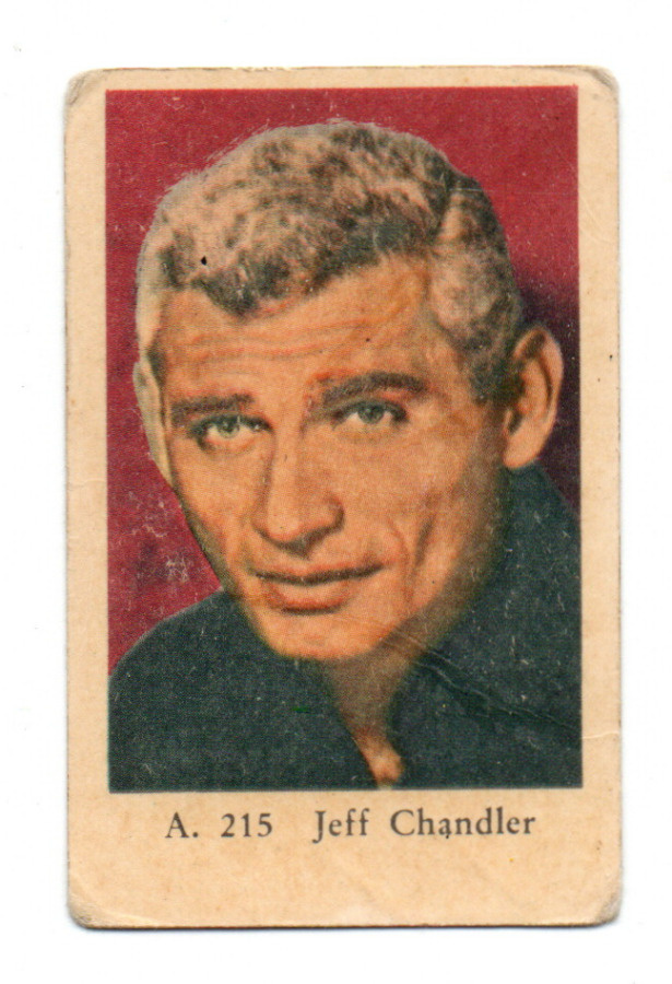 Purkkakuva A. n:o 215 JEFF CHANDLER
