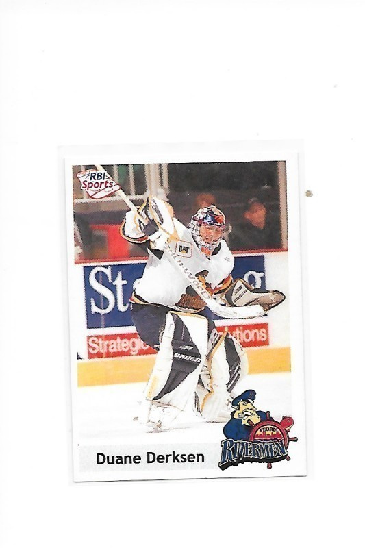 2002-03 ECHL RBI #159 Duane Derksen Peoria Tappara Kärpät MV