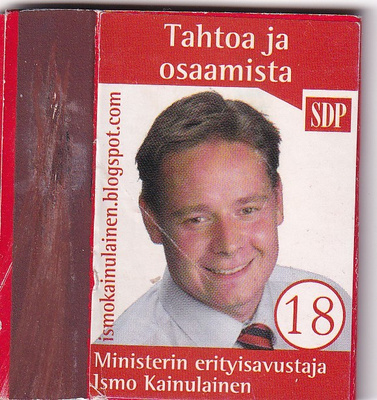 Ismo Kainulainen , SDP, 18, Ministerin eritysavustaja   b610
