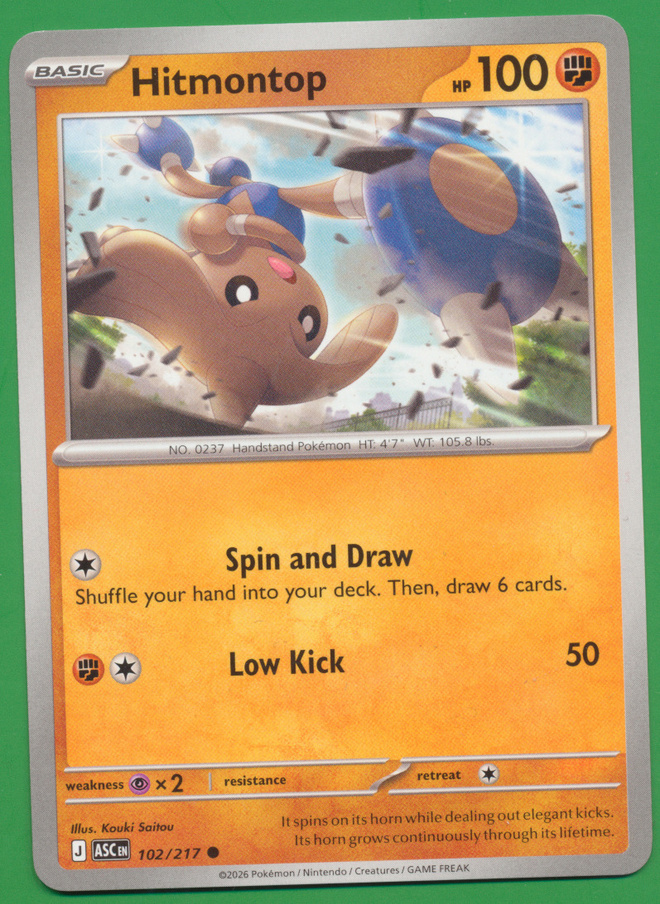 Pokémon Hitmontop (ASC 102)
