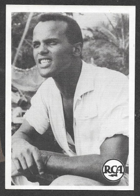 Harry Belafonte - RCA mainoskortti (ei postikortti)