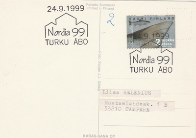ERIKOISLEIMA , Nordia 99, Turku 24.9.1999