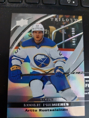 2021-22 Upper Deck Trilogy #28 Arttu Ruotsalainen RC