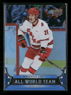 Sebastian Aho 25-26 UD Extended #AWT-16 All-World Team