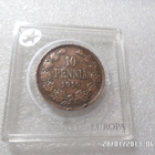 10 penniä 1910 kulkenut hieman patinoitunut , - pikkukuva 5