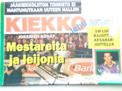 Kiekkolehti Nro 13/1997 (14.1)