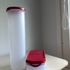 Tupperware 2 kpl säilytyspurkki 0,35 l ja spagettirasia 1,1l - pikkukuva 1