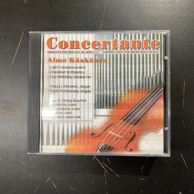 Känkänen - Concertante (sävellyksiä uruille ja jousille) CD