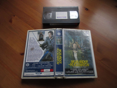 Highlander - kuolematon (Showtime) VHS isokoppa Sean Connery