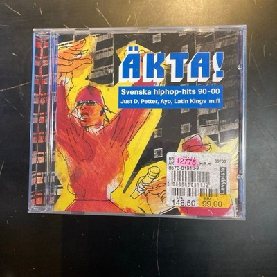 V/A - Äkta! Svenska hiphop-hits 90-00 CD