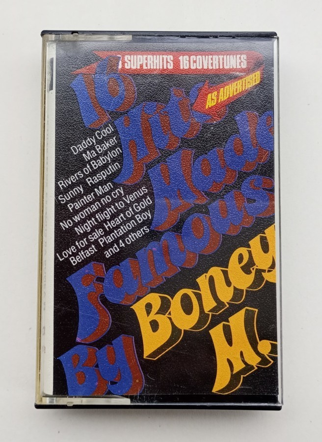 16 HITS MADE FAMOUS BY BONEY M.   C-KASETTI