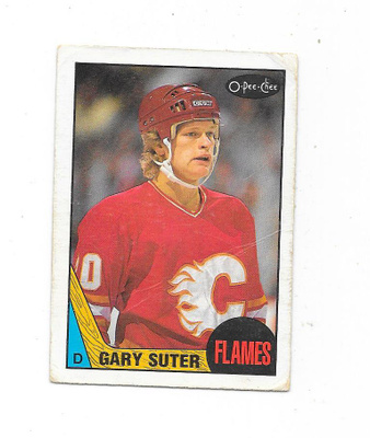 1987-88 OPC #176 Gary Suter , Calgary Flames