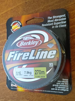Berkley Fireline 270m 0.15 kuitusiima