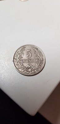 5  centesimos 1924  uruguay  kl 5-6