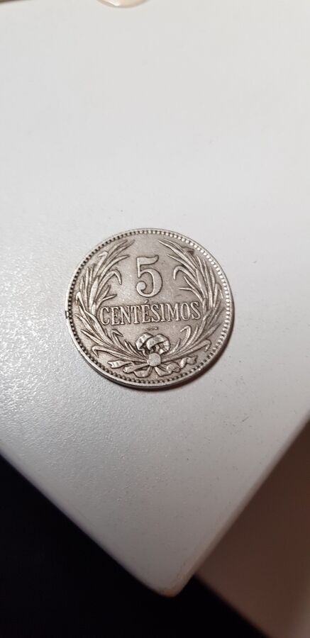 5  centesimos 1924  uruguay  kl 5-6