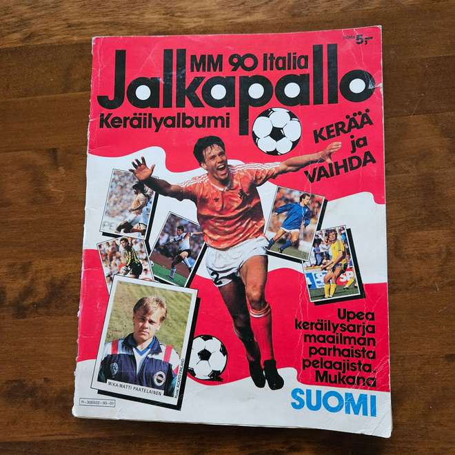 Keräilyalbumi MM 90 Italia