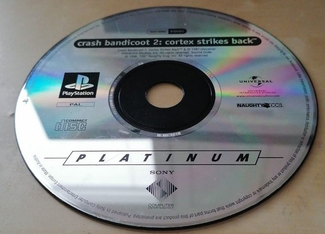 Crash Bandicoot 2 - Cortex Strikes Back PlayStation Platinum