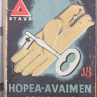 Edgar Wallace: Hopea-avaimen arvoitus. Otava 1939. 250 s. - pikkukuva 1