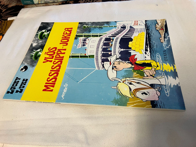 LUCKY LUKE YLÖS MISSISSIPPI JOKEA HYVÄ