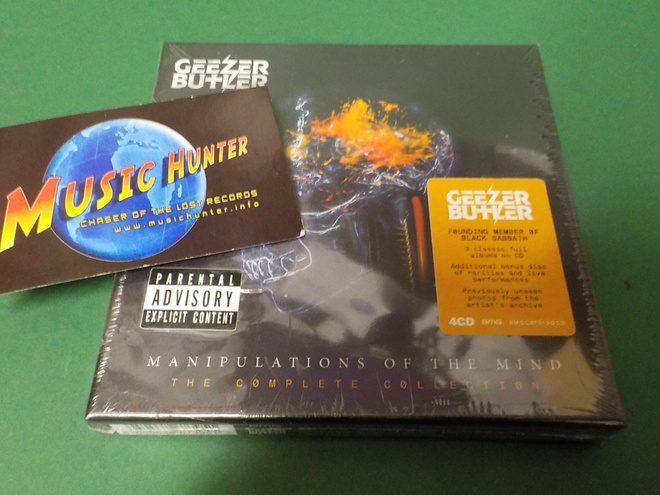 GEEZER BUTLER - MANIPULATION OF THE MIND UUSI 4CD BOKSI