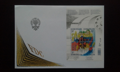 FDC Verla 2.4.2001 Lape 1557-1560 BL27