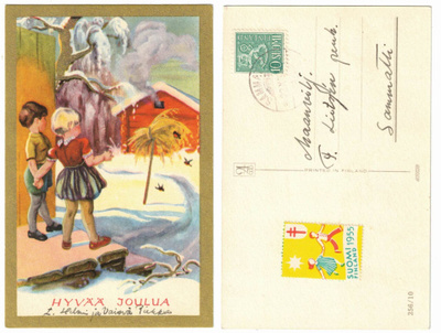 Vanha kortti, ARTKO 256/10, vuodelta 1955