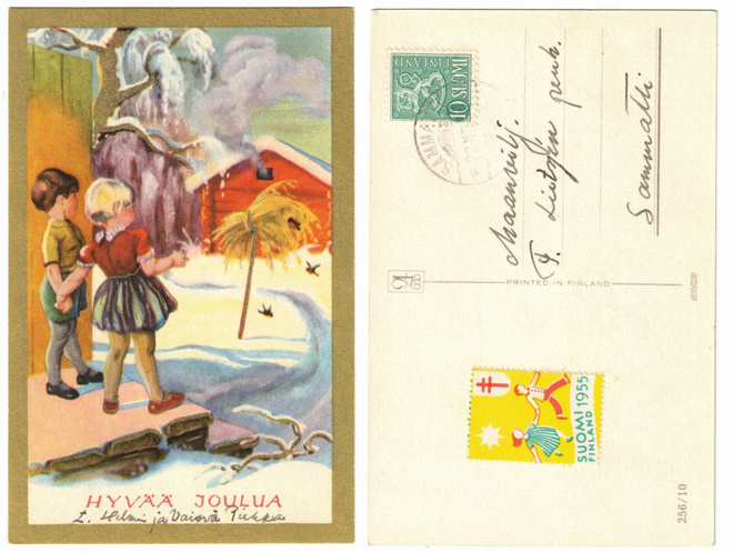 Vanha kortti, ARTKO 256/10, vuodelta 1955