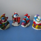 Jouluiset Peyo Smurffikoriste-esineet / keräilyfiguurit - pikkukuva 1