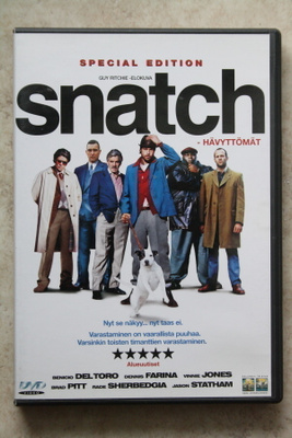 Snatch - hävyttömät, DVD. Brad Pitt