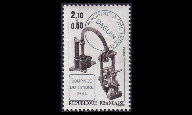 Ranska 2492 ** Postimerkin päivä (1985)