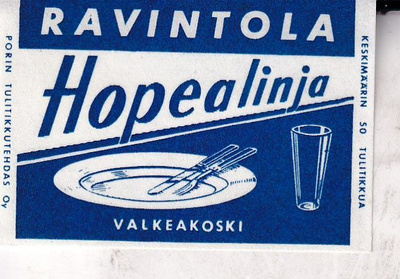 Valkeakoski, Ravintola Hopealinja,  s94