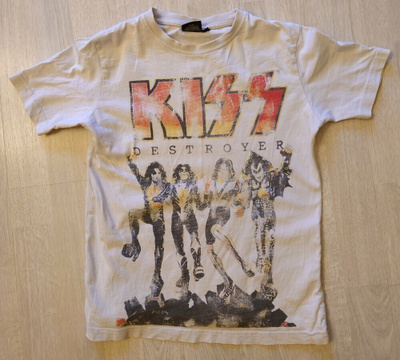 Kiss Destroyer -lasten bändipaita (2010) koko 122/128