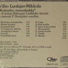 Vilho Luolajan-Mikkola • Koiruoho, ruusunkukka CD - pikkukuva 3