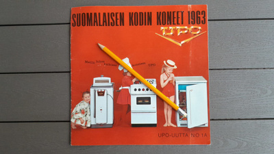 UPO - Suomalaisen Kodin Koneet 1963 Esite
