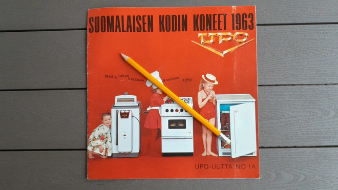 UPO - Suomalaisen Kodin Koneet 1963 Esite