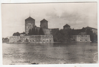 Olavinlinna savonlinna valokuvakortti.
