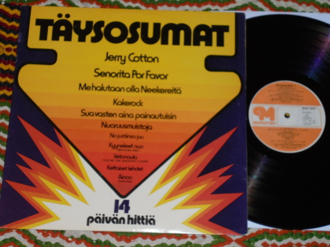 TÄYSOSUMAT 1 / 14 Päivän Hittiä - LP 1979 iskelmä EX-