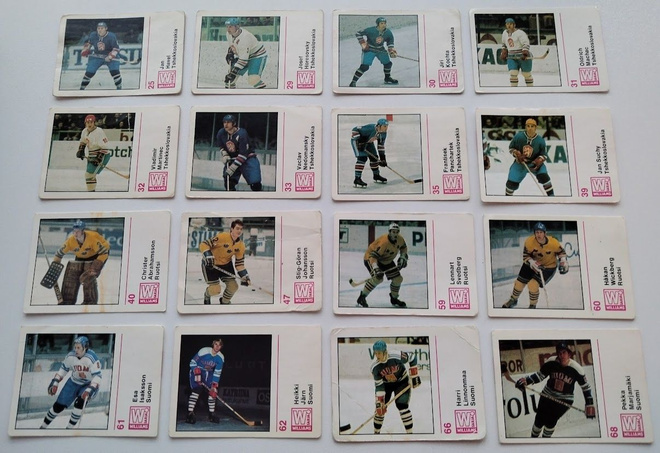 71-72 Williams Jääkiekko keräilykuvat