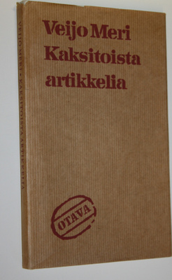 Veijo Meri : Kaksitoista artikkelia