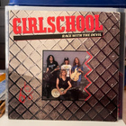 Girlschool - Race with the devil lp (nimikirjoitukset) - pikkukuva 1