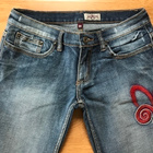 Kukkakoristellut farkut, bootcut, koko M, käyttämättömät - pikkukuva 3