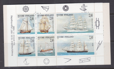 1997 Purjelaivoja vihko postituoreena.