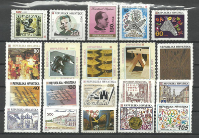 KROATIA levyllinen postituoreita - 20 erilaista **