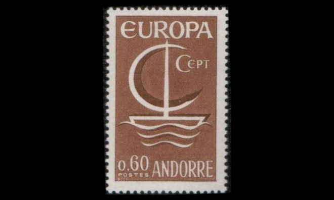 Andorra Fr 198 ** Europa (1966)