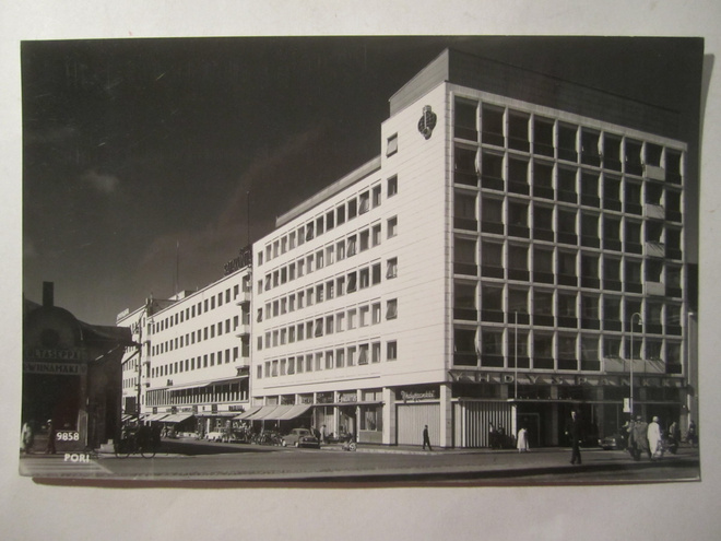 VANHA Postikortti Pori 1950-l Alkup.Mallikappale