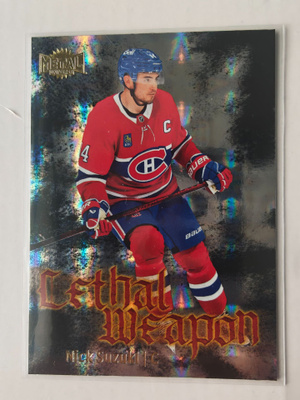 Nick Suzuki 2025-26 Metal Skybox Lethal Weapon