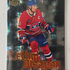 Nick Suzuki 2025-26 Metal Skybox Lethal Weapon - pikkukuva 1